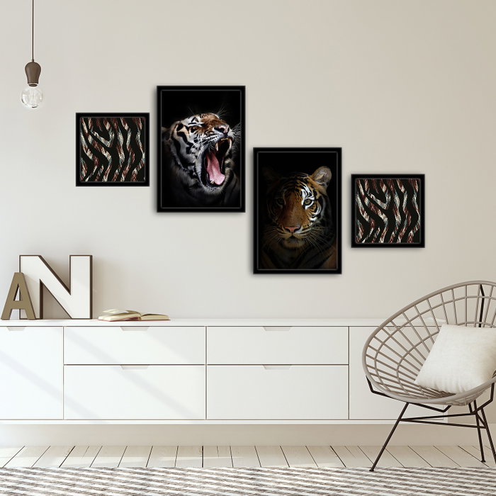 Wallity Cuadro Decorativo de 4 Piezas 4PSCT-12 Multicolor Wallity Cuadro Decorativo de 4 Piezas 4PSCT-12 Multicolor